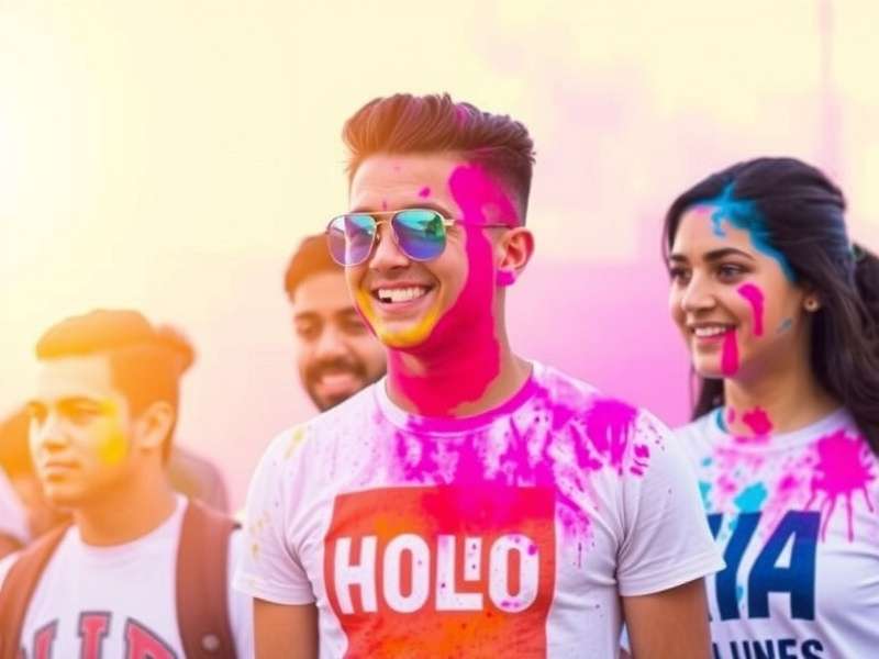 Color Dash Holi Local Community Gathering Color Dash Holi Community Event